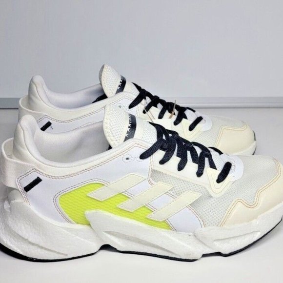 ADIDAS x KARLIE KLOSS X9000 SHOE WOMEN OFF WHITE - MESA - FLASH YELLOW SIZE 9.5 - Picture 1 of 4